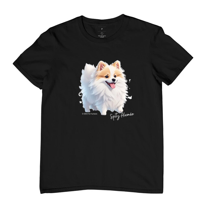 Sticker spitz white & tan
