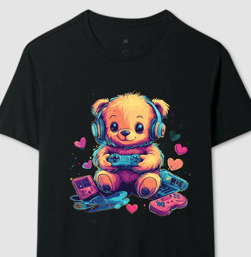 Camisa urso gamer 2