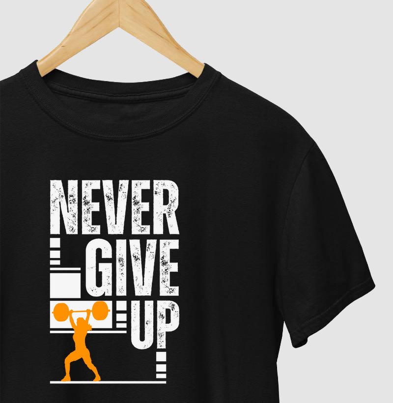 Camiseta Fawk - Never Give Up