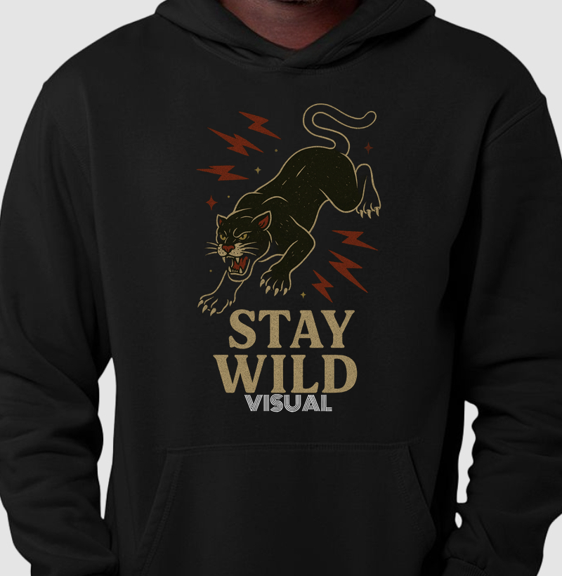 Moletom Stay Wild - Visual