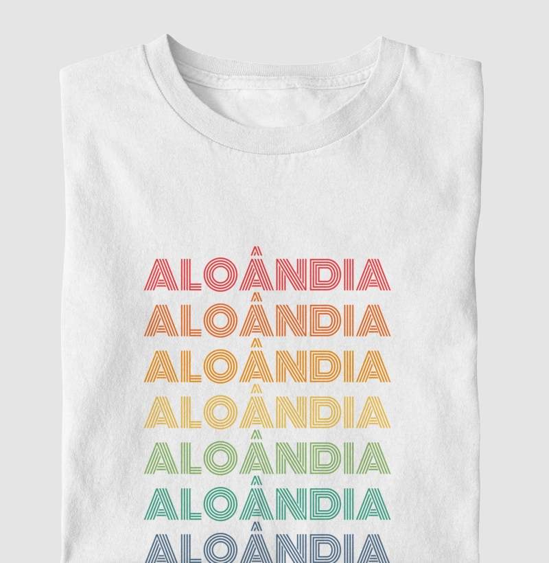 Aloândia Letreiro Retrô