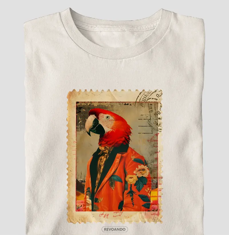 Aves em selo - Arara - Oversized