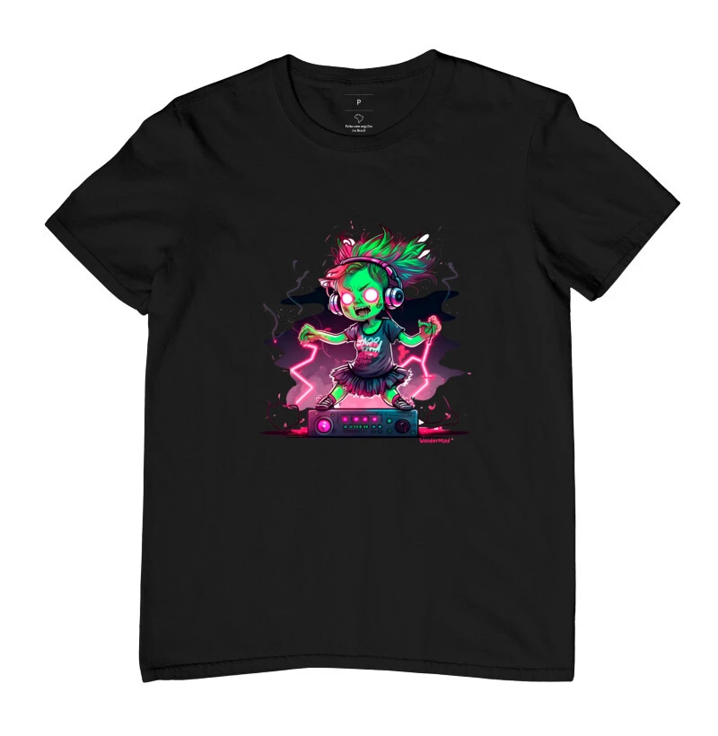 T-shirt Zombie DJ