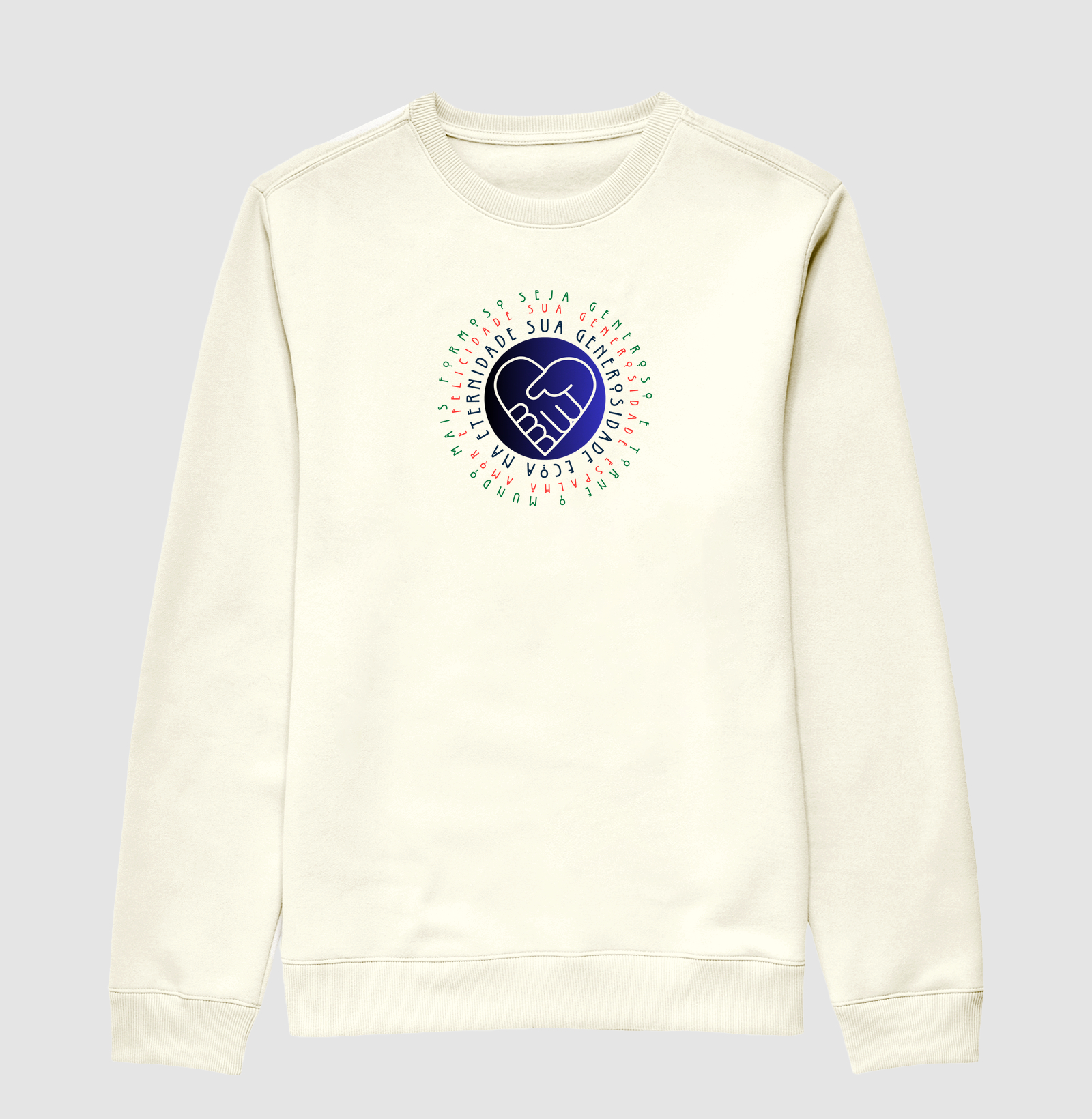 Estampa Generosidade Ecoa Off White Masc.