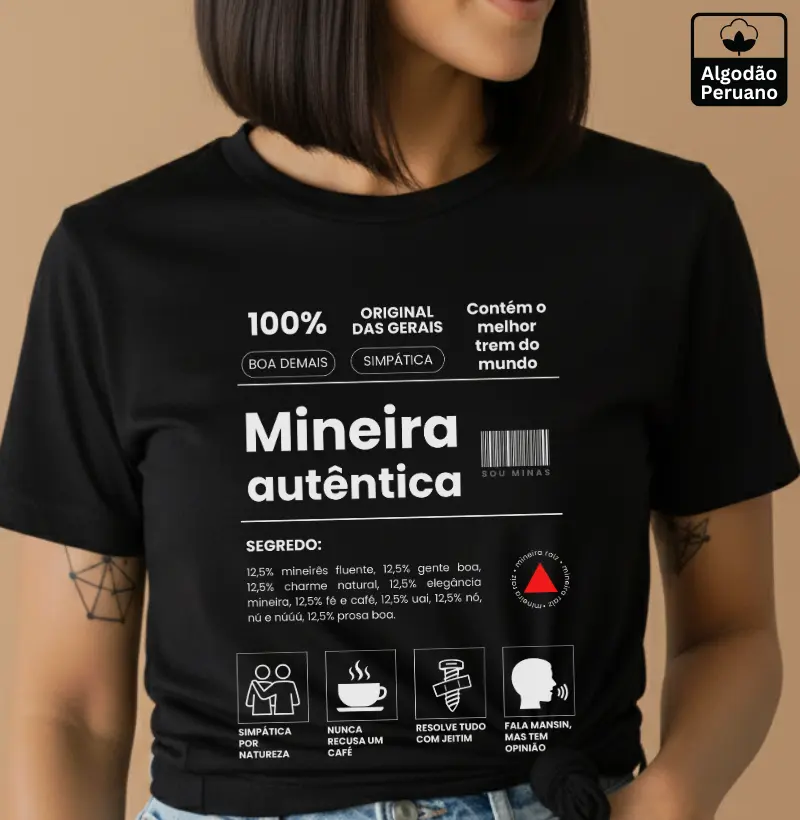 Rótulo de Mineira - Algodão Peruano