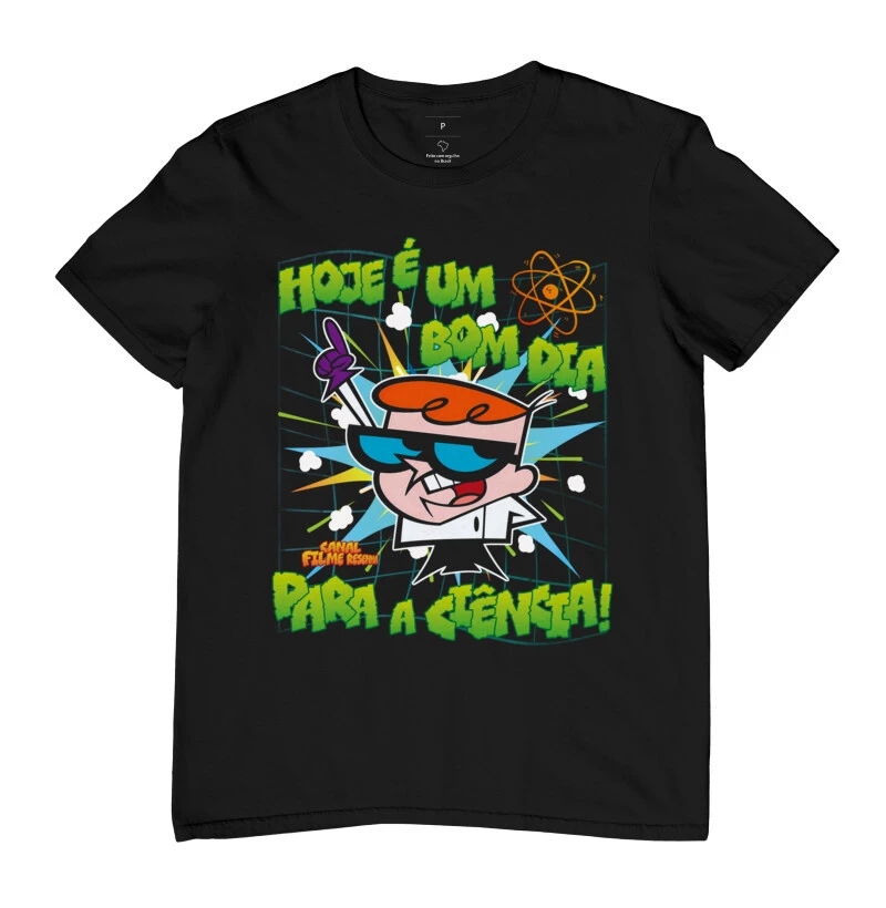 Camiseta Dexter: "Um Bom dia Para a Ciência"