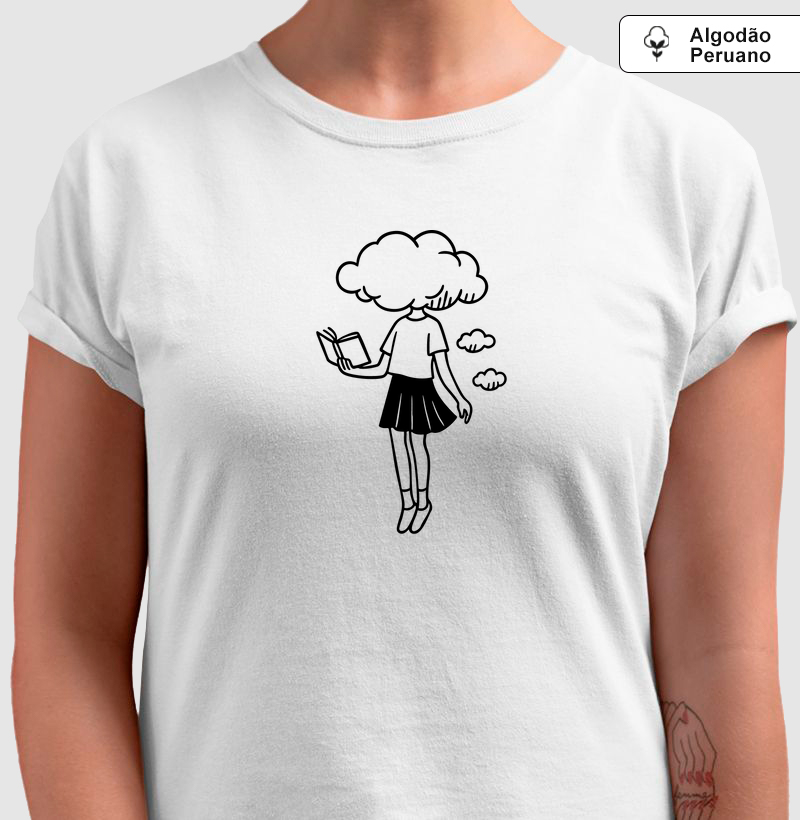 Camiseta  Algodão Peruano - Voos Literários