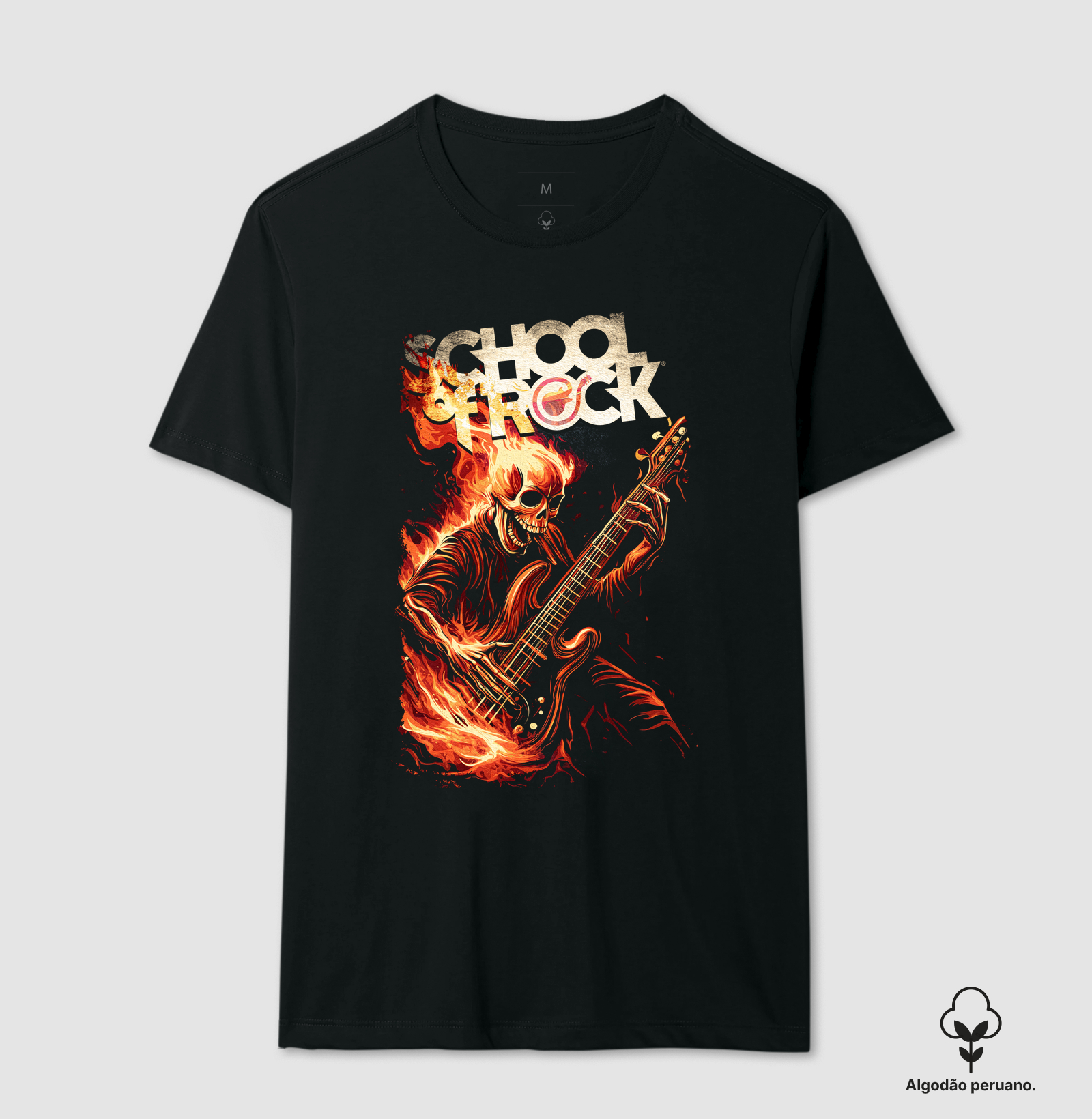 Skulls of Rock - Bass Player - Produto Premium - Algodão Peruano