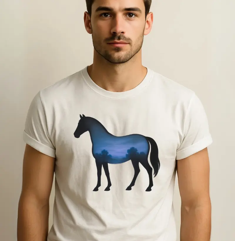 Horse blue