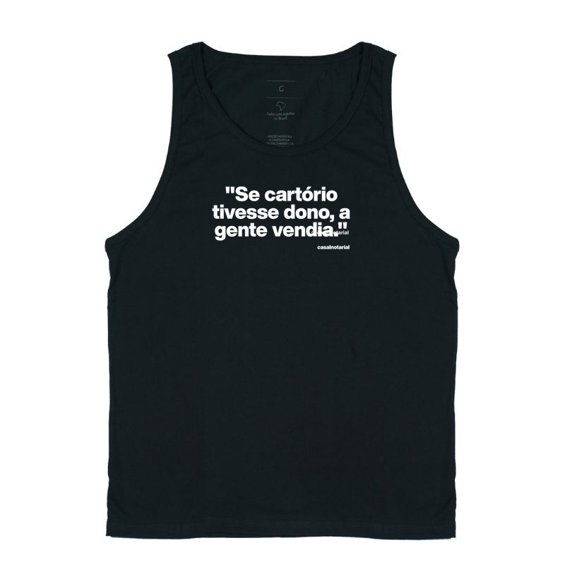 Camiseta se cartório tivesse dono...
