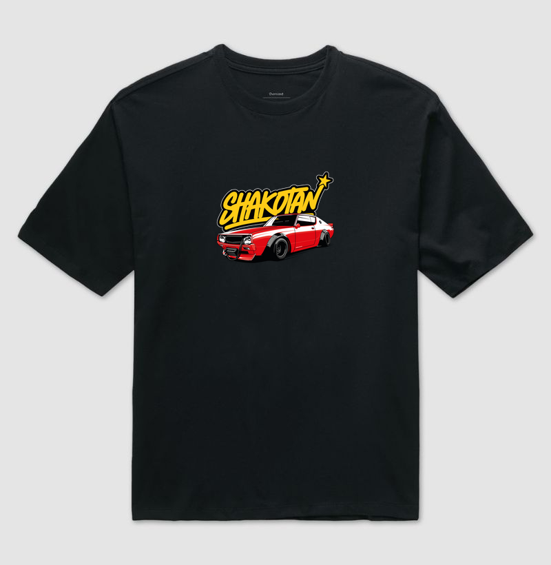 Camisa Oversize Shakotan - preta, off white ou branca