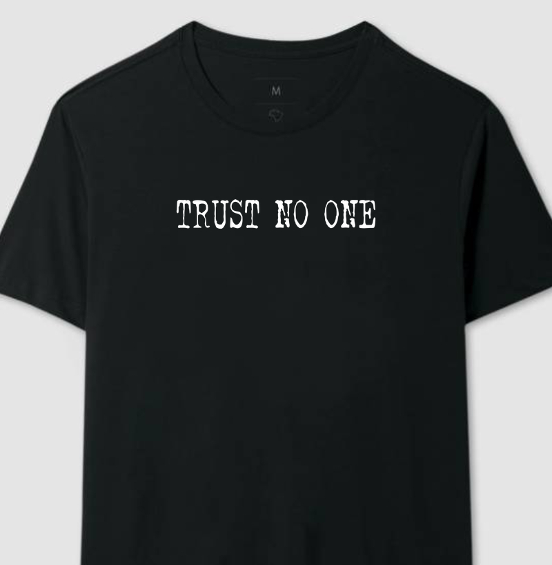 Camiseta Trust No One – Arquivo X