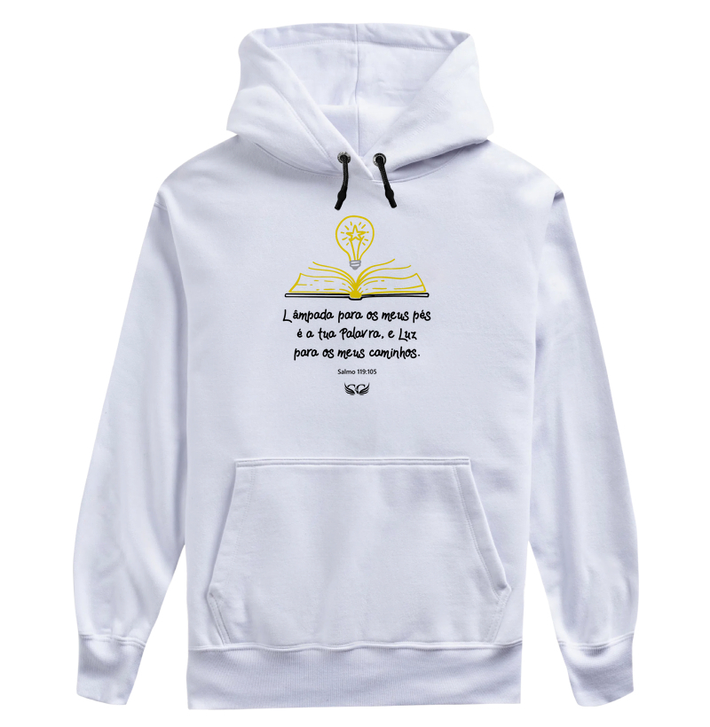 Camiseta Cristã Lâmpada para os meus pés é a tua Palavra Sl 119.105