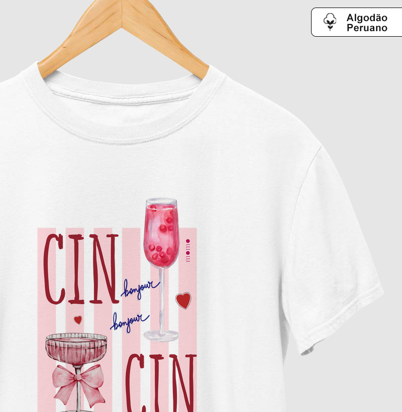 Cin Cin Bonjour Algodão Peruano