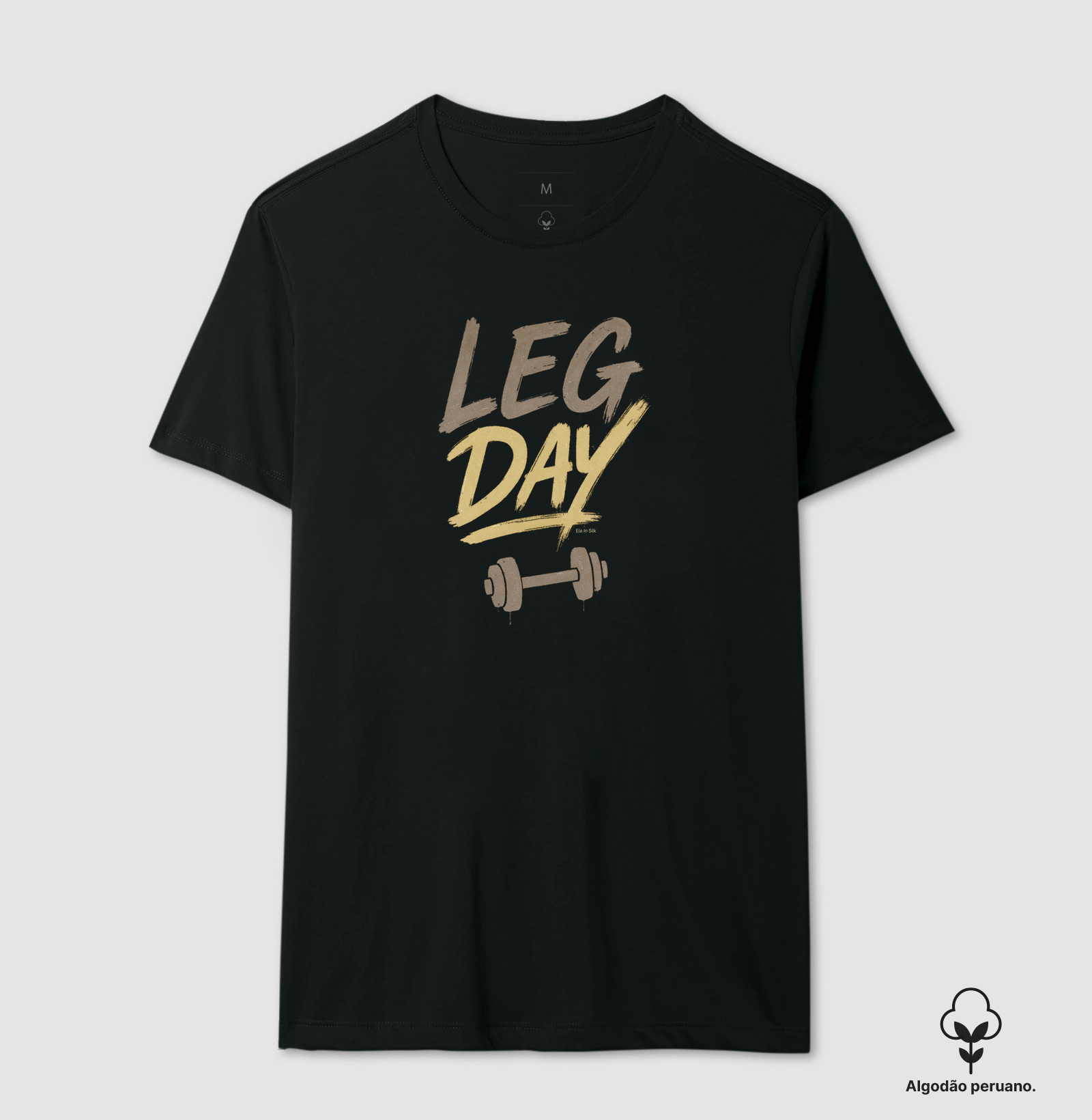 Leg Day - versão pincelada bege