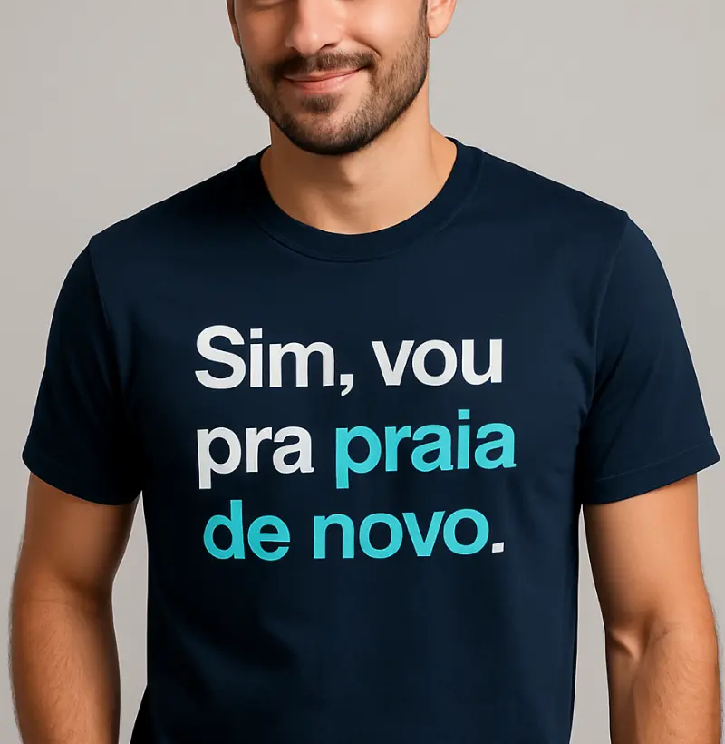 Sim, vou pra praia de novo