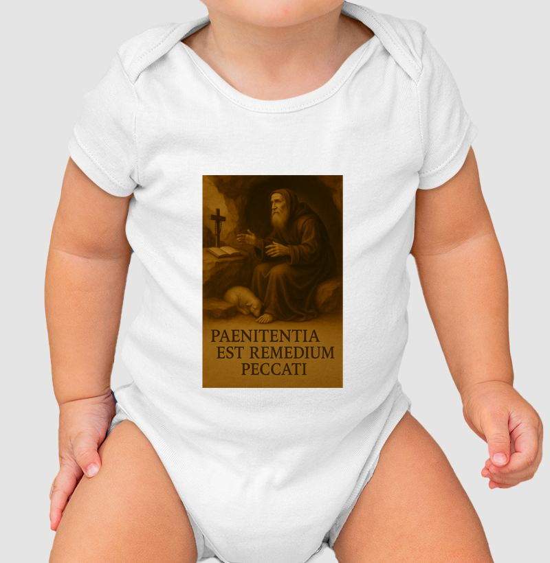 Body Infantil Paenitentia Est Remedium Peccati