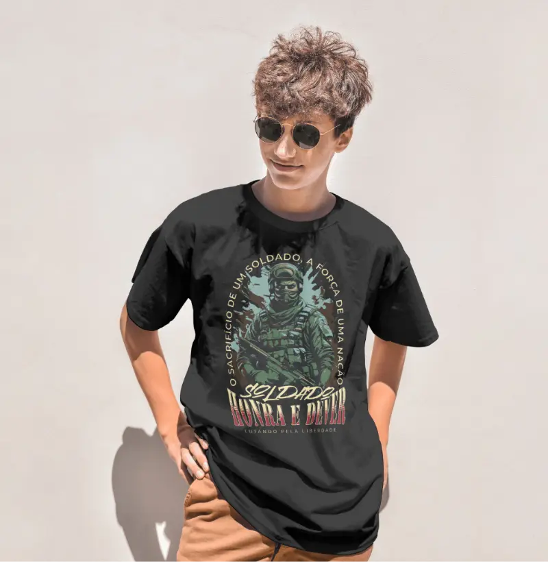 CAMISETA HONRA E DEVER