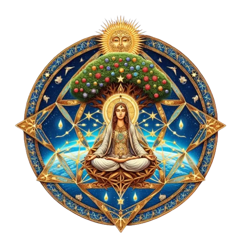 Maria meditando