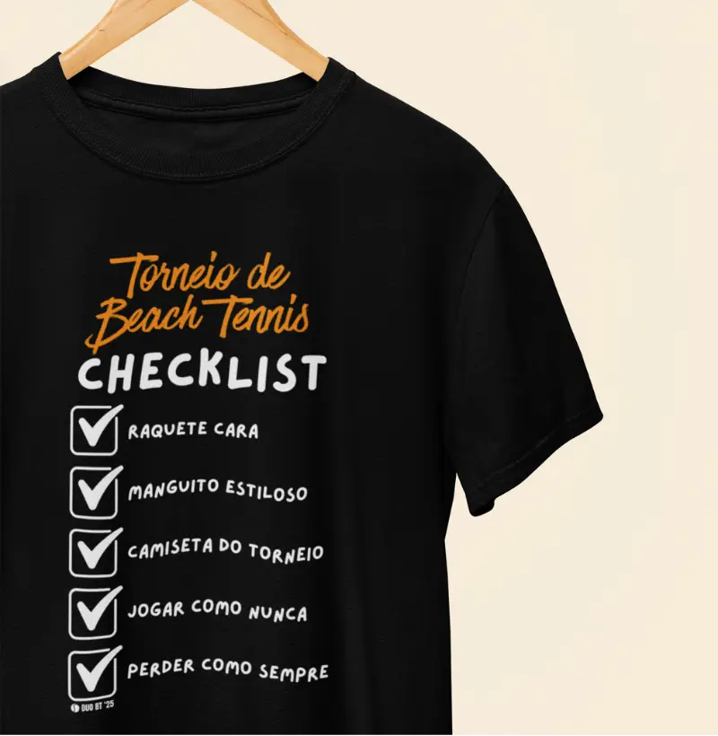 Beach Tennis Checklist