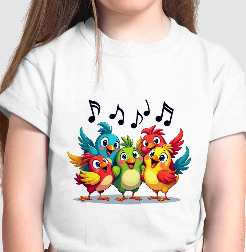 Camiseta Família Passarinho