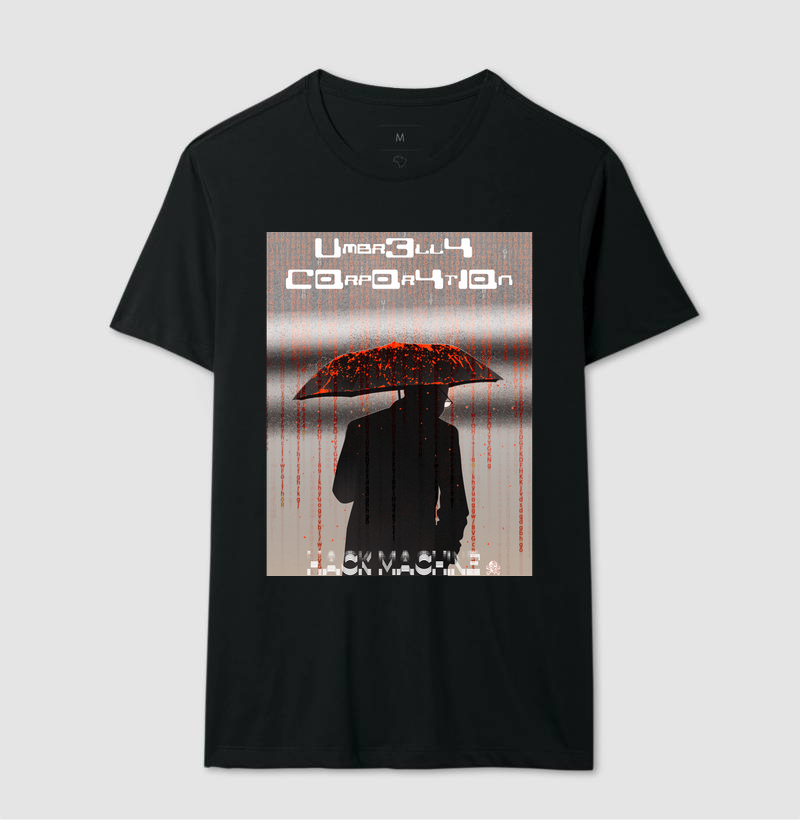 Camiseta Hack Machine – Umbrella Protocol / Quarentena™