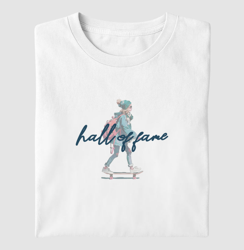 Camiseta estampada hall of fame - skate