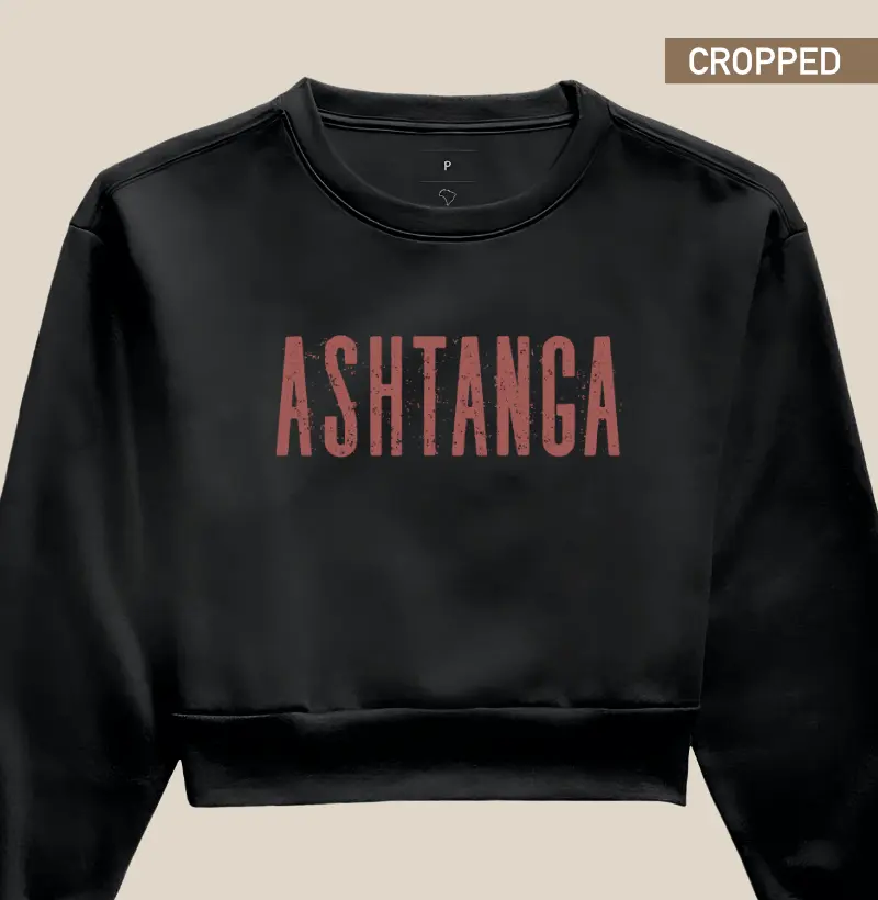 Ashtanga Vintage (moletom cropped)