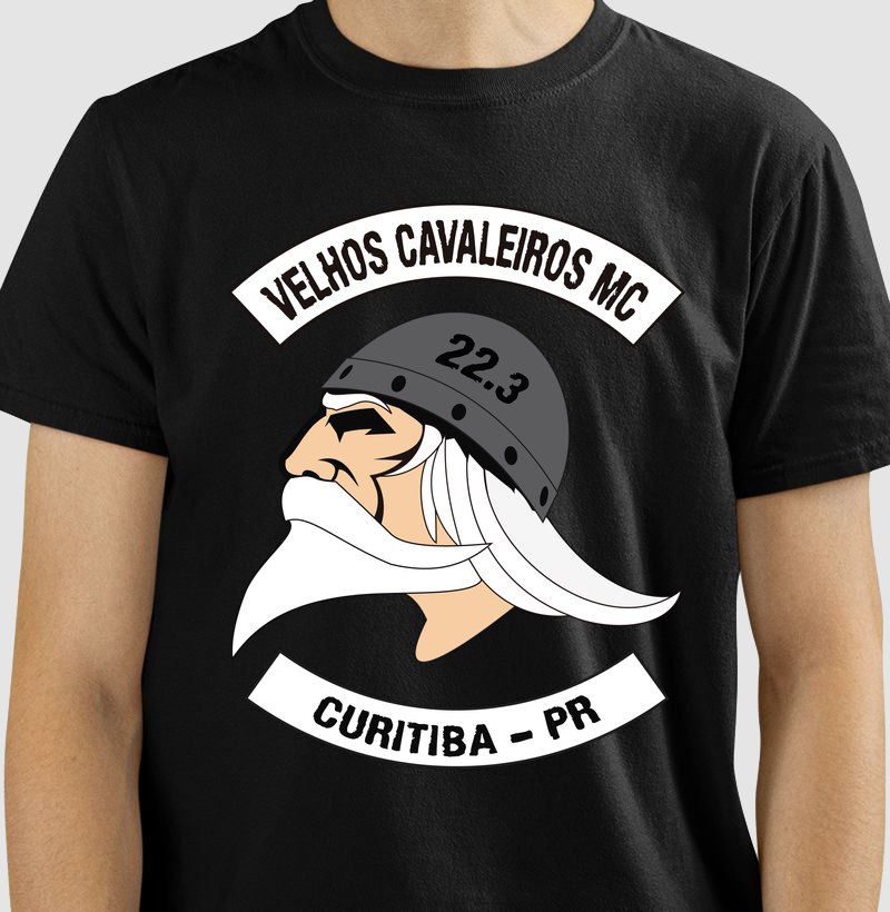 Camiseta Velhos Cavaleiros Moto Clube