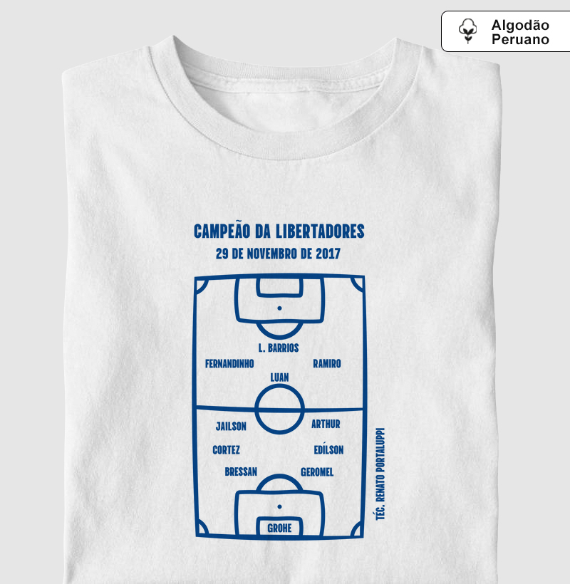 Camiseta Algodão Peruano Liberta 17