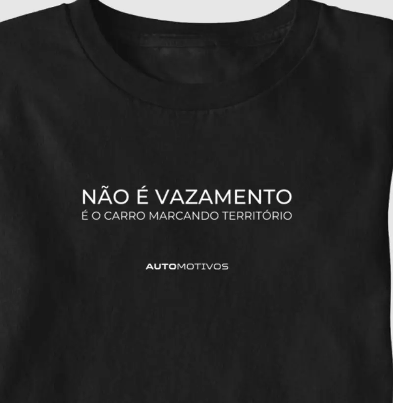 Não É Vazamento — É o Carro Marcando Território