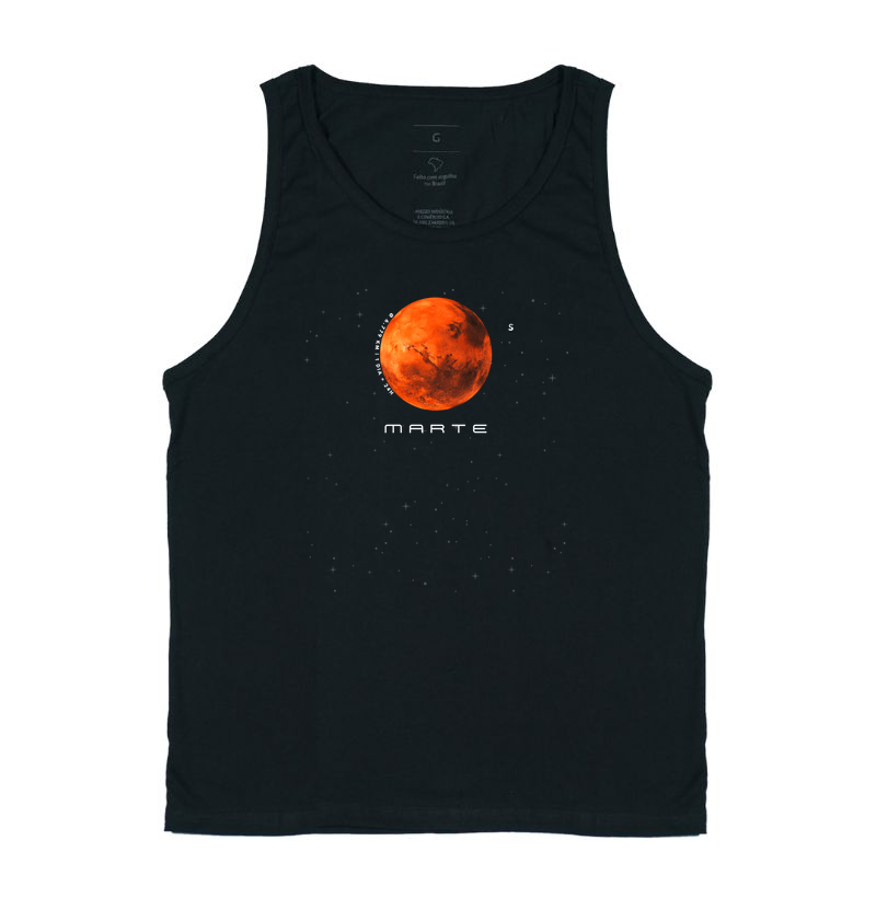 Marte, o Guerreiro Silencioso. Camiseta Supernova Estampada 