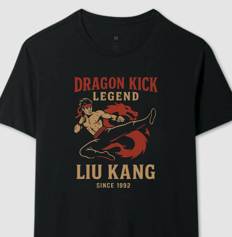 Dragon Kick Lui Kang Mortal Kombat Retro Series