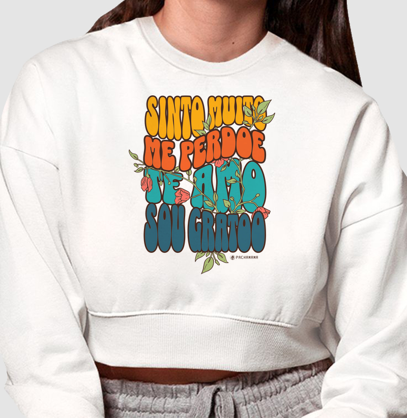 Moletom Cropped Ho'oponopono