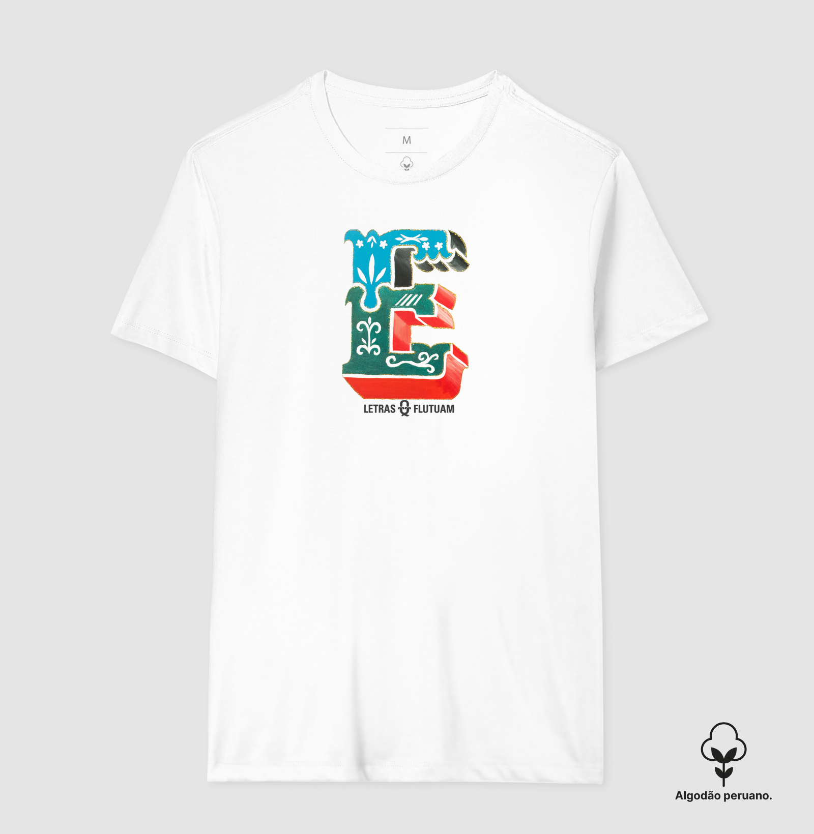 Camiseta Letra E