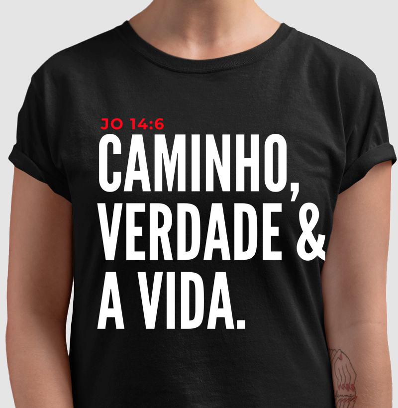 Camisa Preta João 14:6