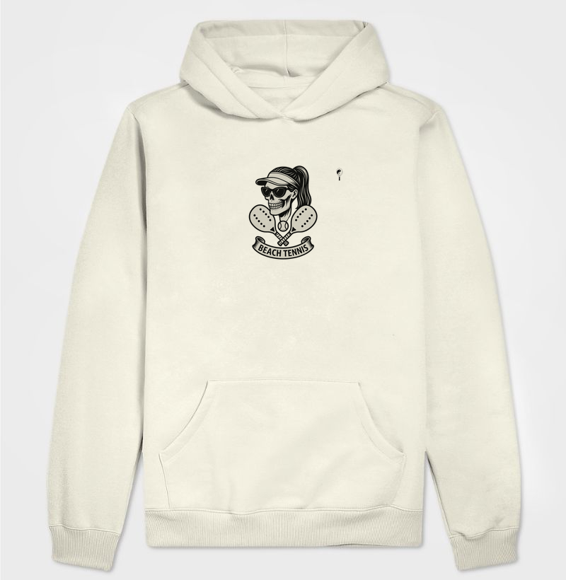 Beach Tennis Woman Skull