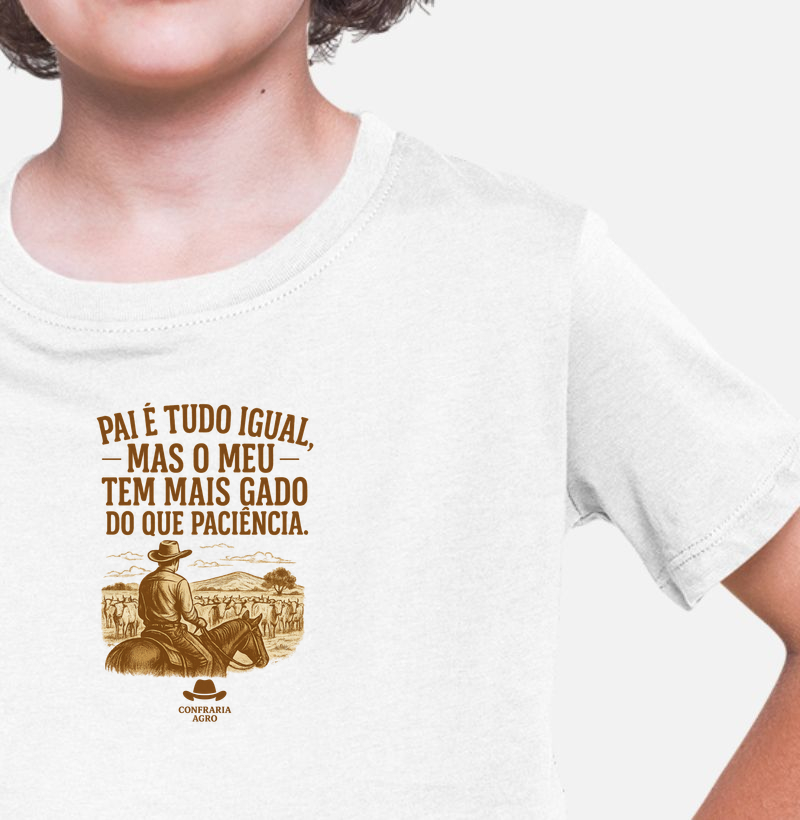 Pai é tudo igual, mas o meu tem mais gado do que paciência