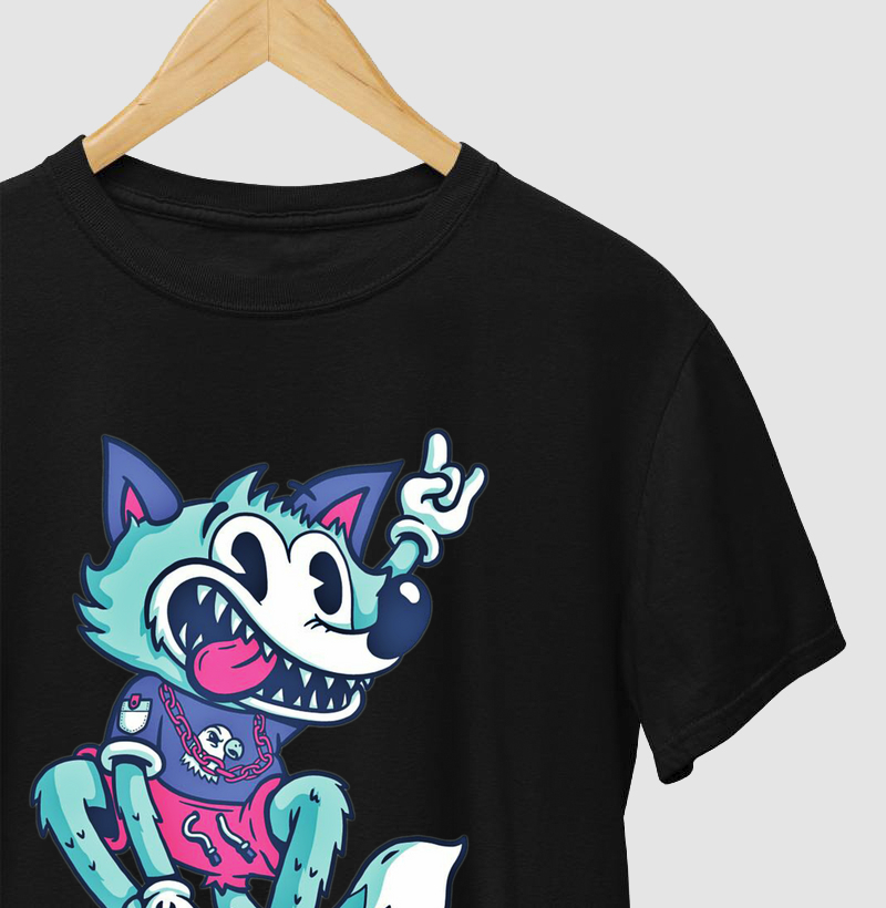 Camiseta Streetwear Cartoon FOXES