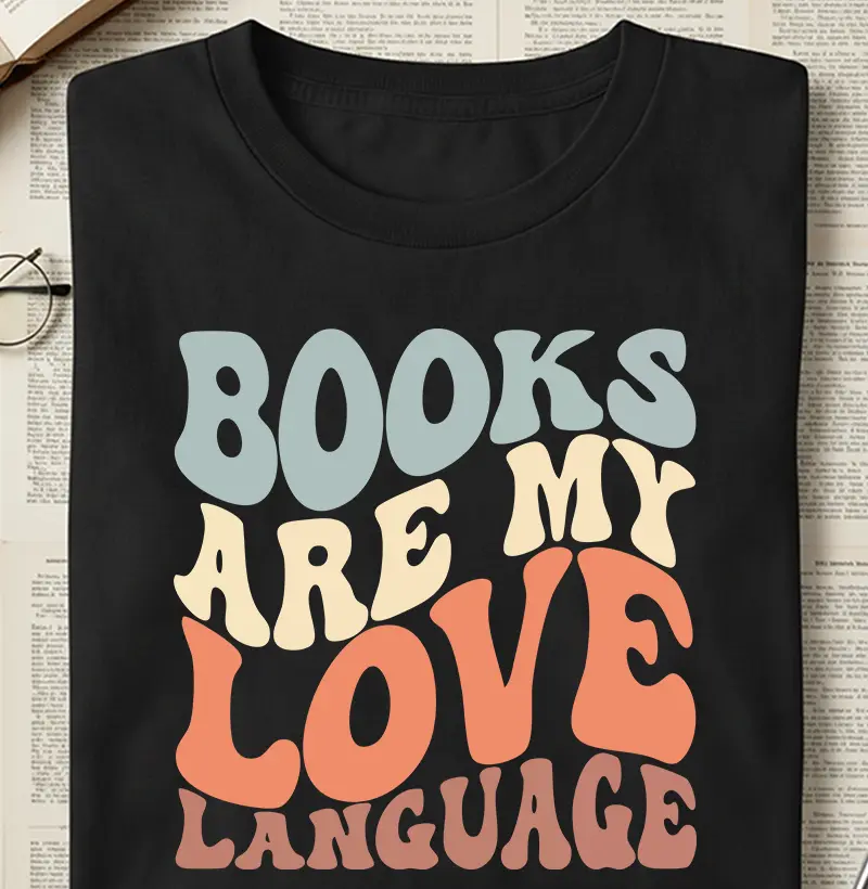 Camiseta - Books Are my Love Language