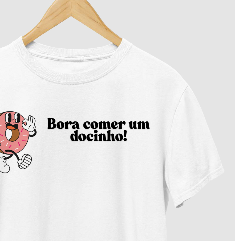 T-shirt bora comer um docinho