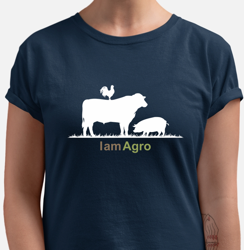 Camiseta Boi, Galo e Porco 