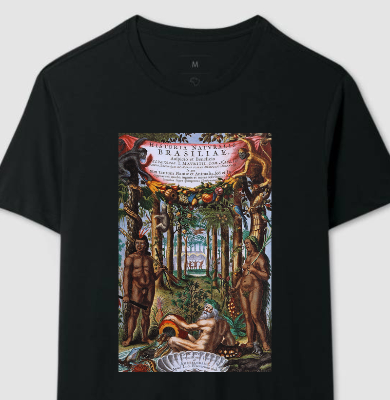 Camiseta Historia Naturalis Brasiliae: O Brasil de 1648