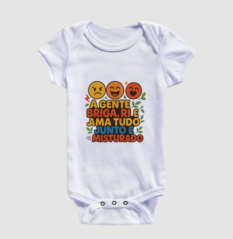 Camiseta Família - Tudo Junto e misturado