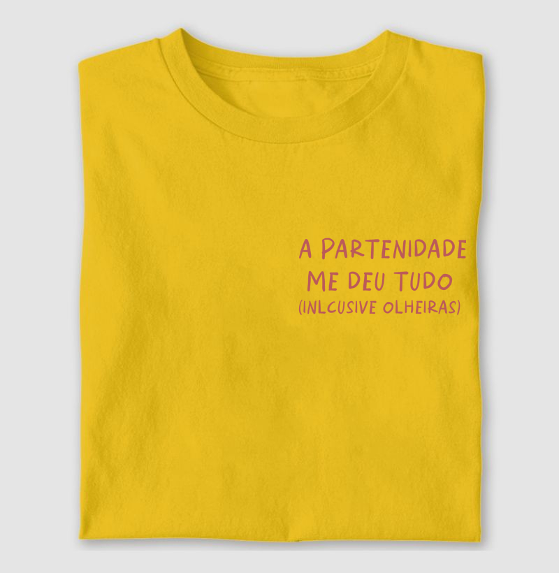 A paternidade me deu...