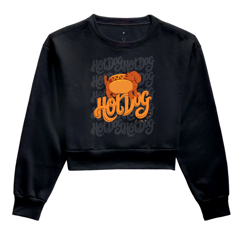 Cropped Moletom Dog Pulse Hot Dog - Dog Tradicional