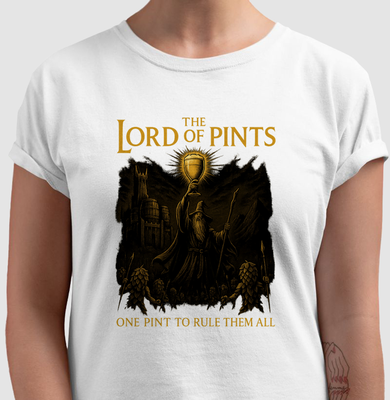 Camiseta Lord of Pints – One Pint to Rule Them All