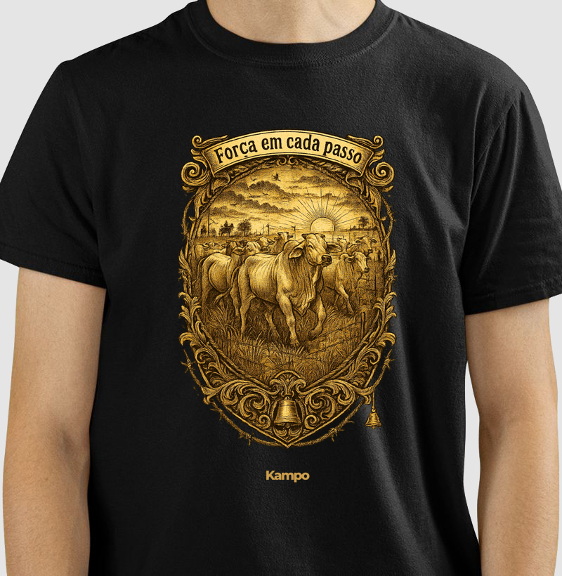 Força em cada passo.