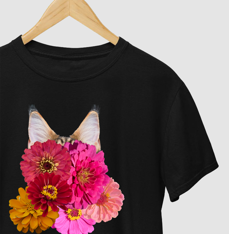 Flores e Felinos Orelhas SKU25060