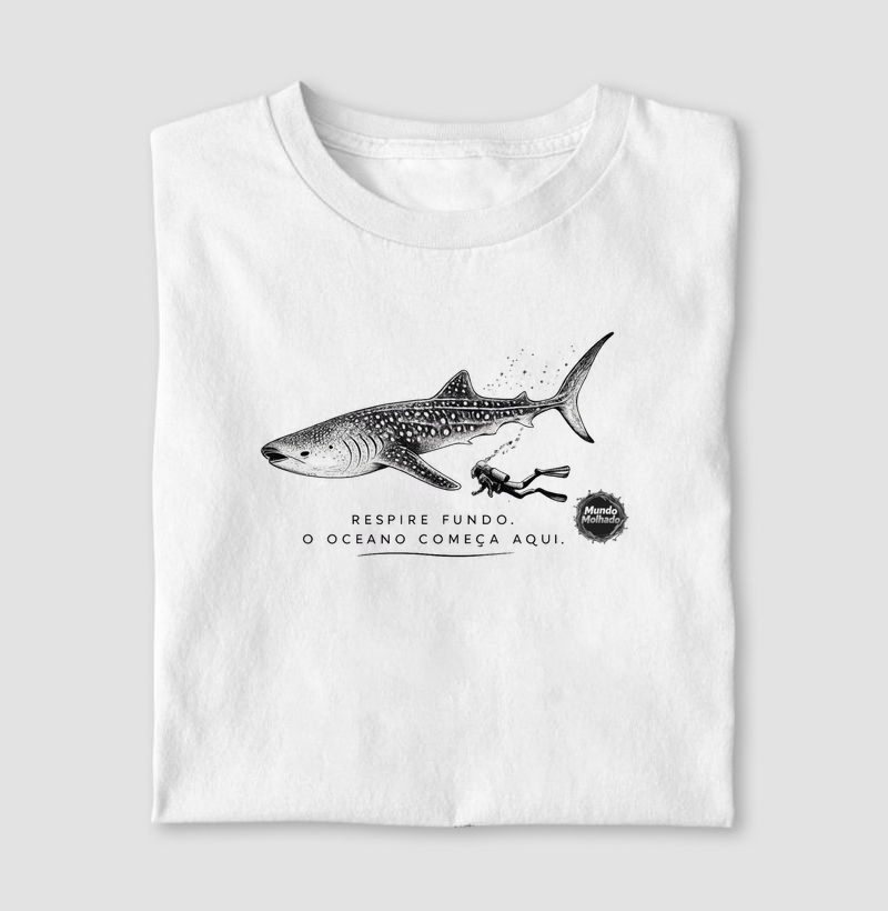 Tubarão baleia - respire fundo